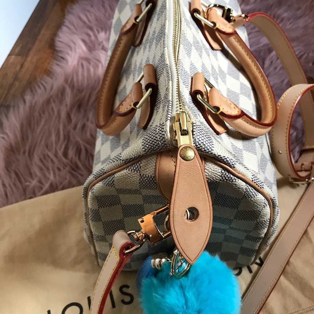 Auth Louis Vuitton SPEEDY 25 w Crossbody Strap - Picture 3 of 8
